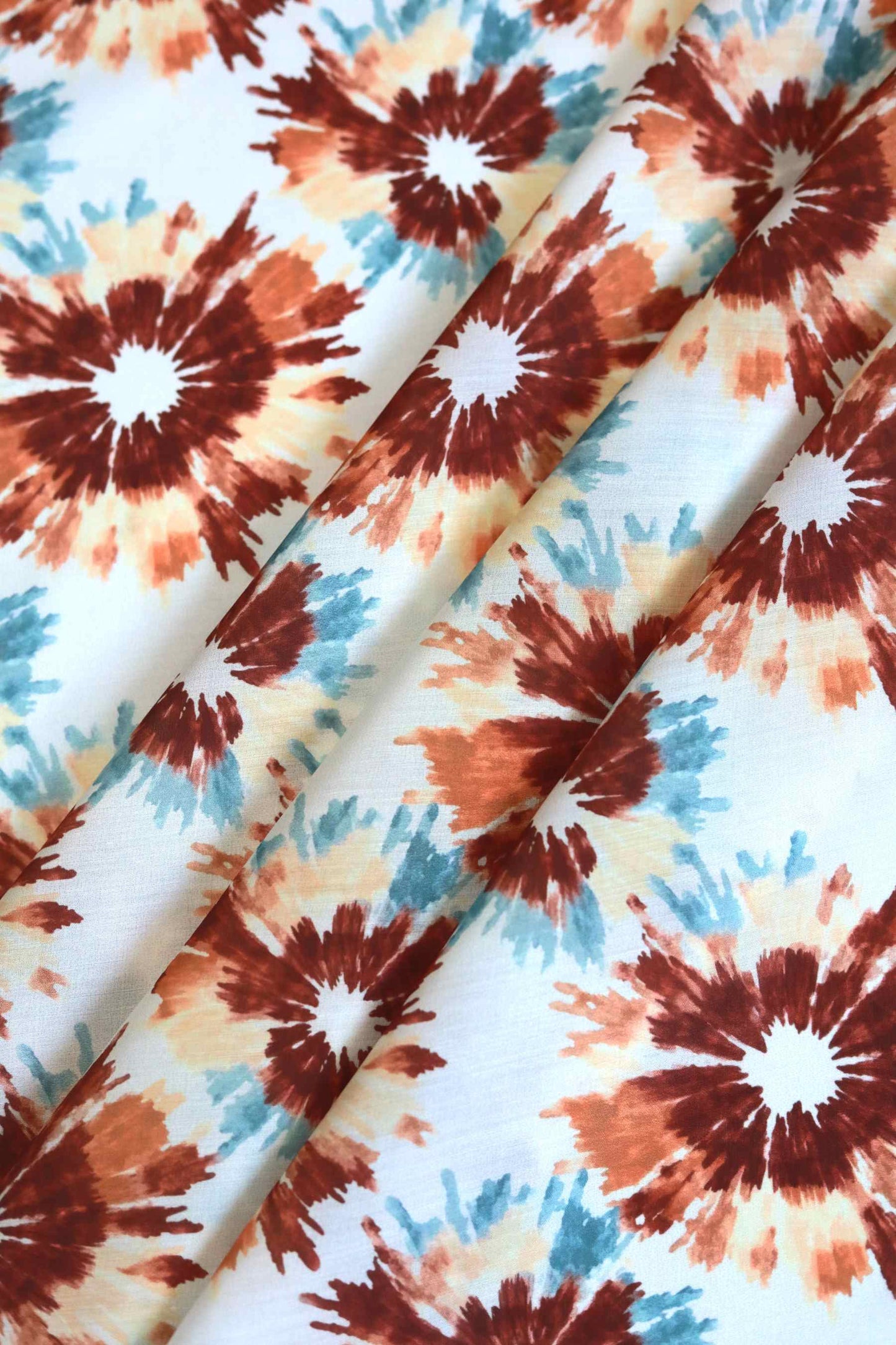 Rustic Swirl Muslin Fabric