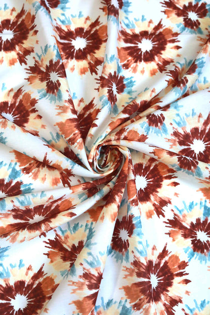 Rustic Swirl Muslin Fabric
