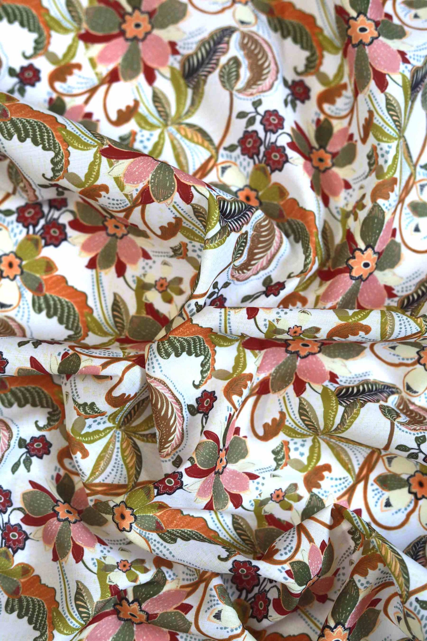 Botanic Harmony Muslin Fabric