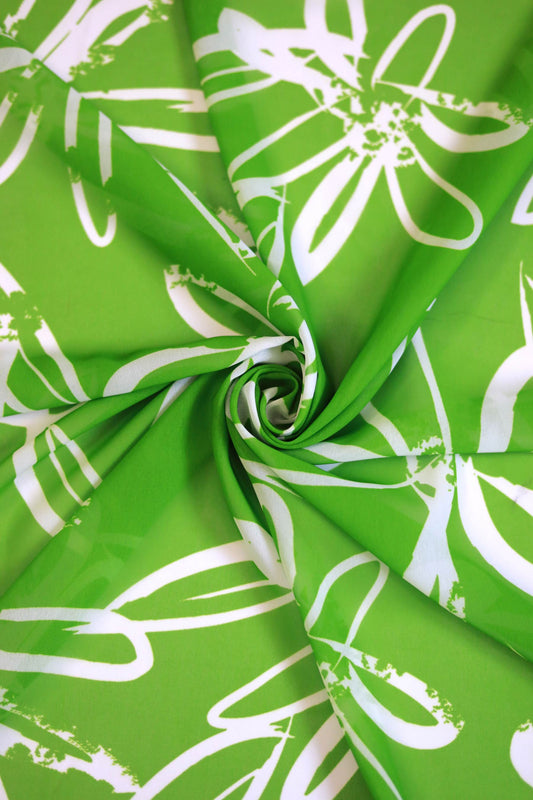 Green Zest Weightless Fabric