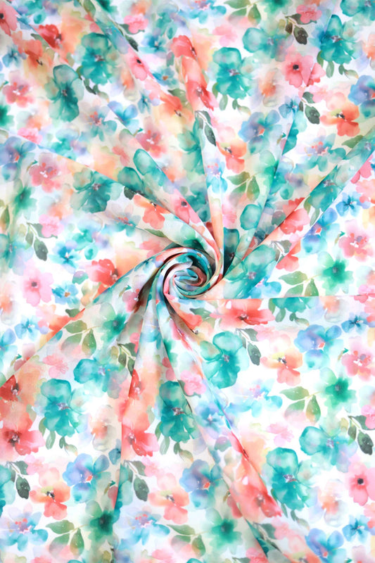 Pastel Garden Weightless Fabric