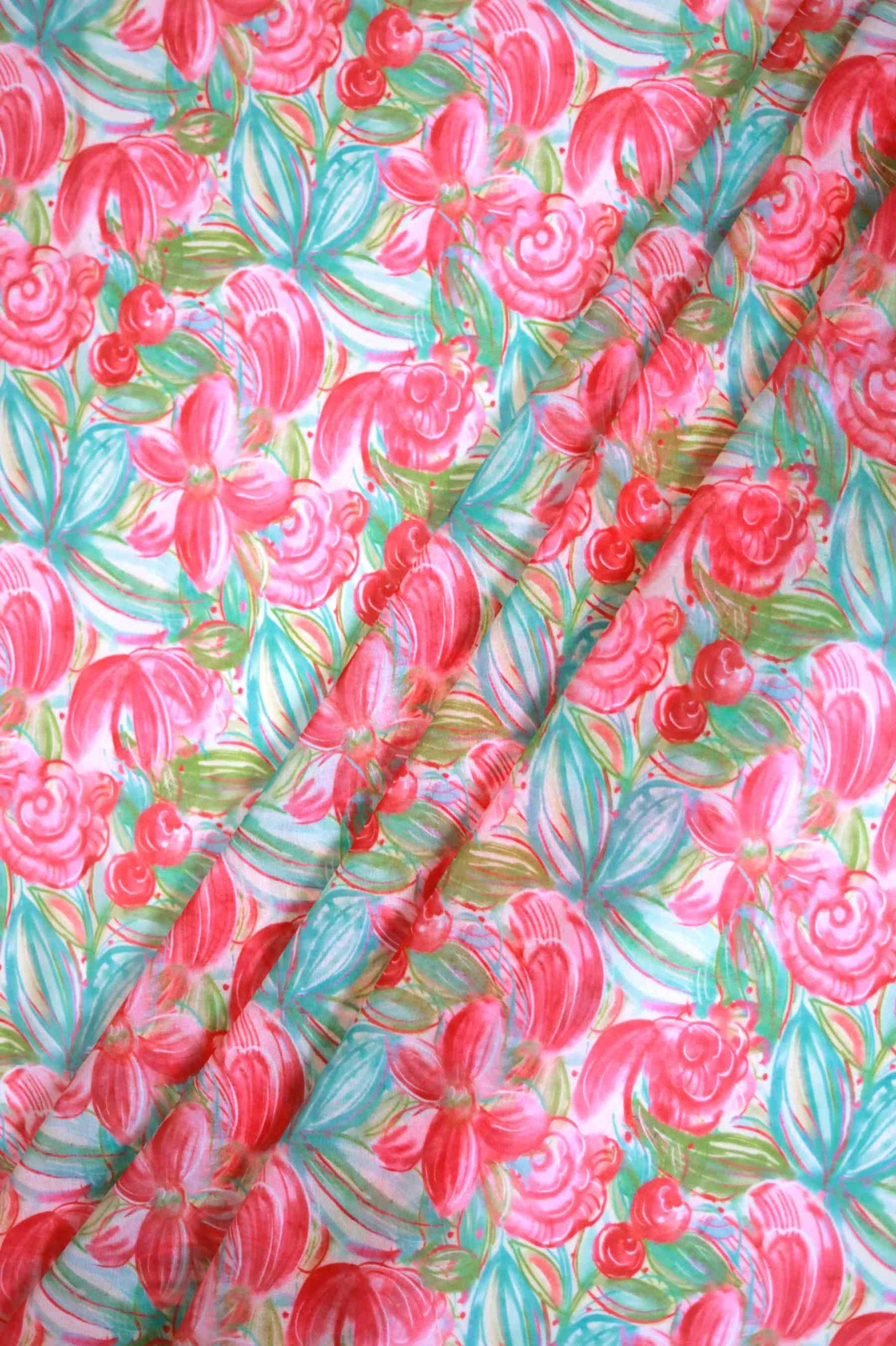 Tropical Bloom Weightless Fabric