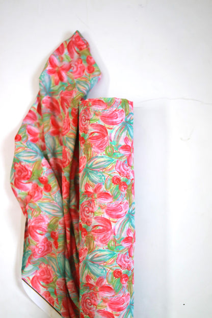 Tropical Bloom Weightless Fabric