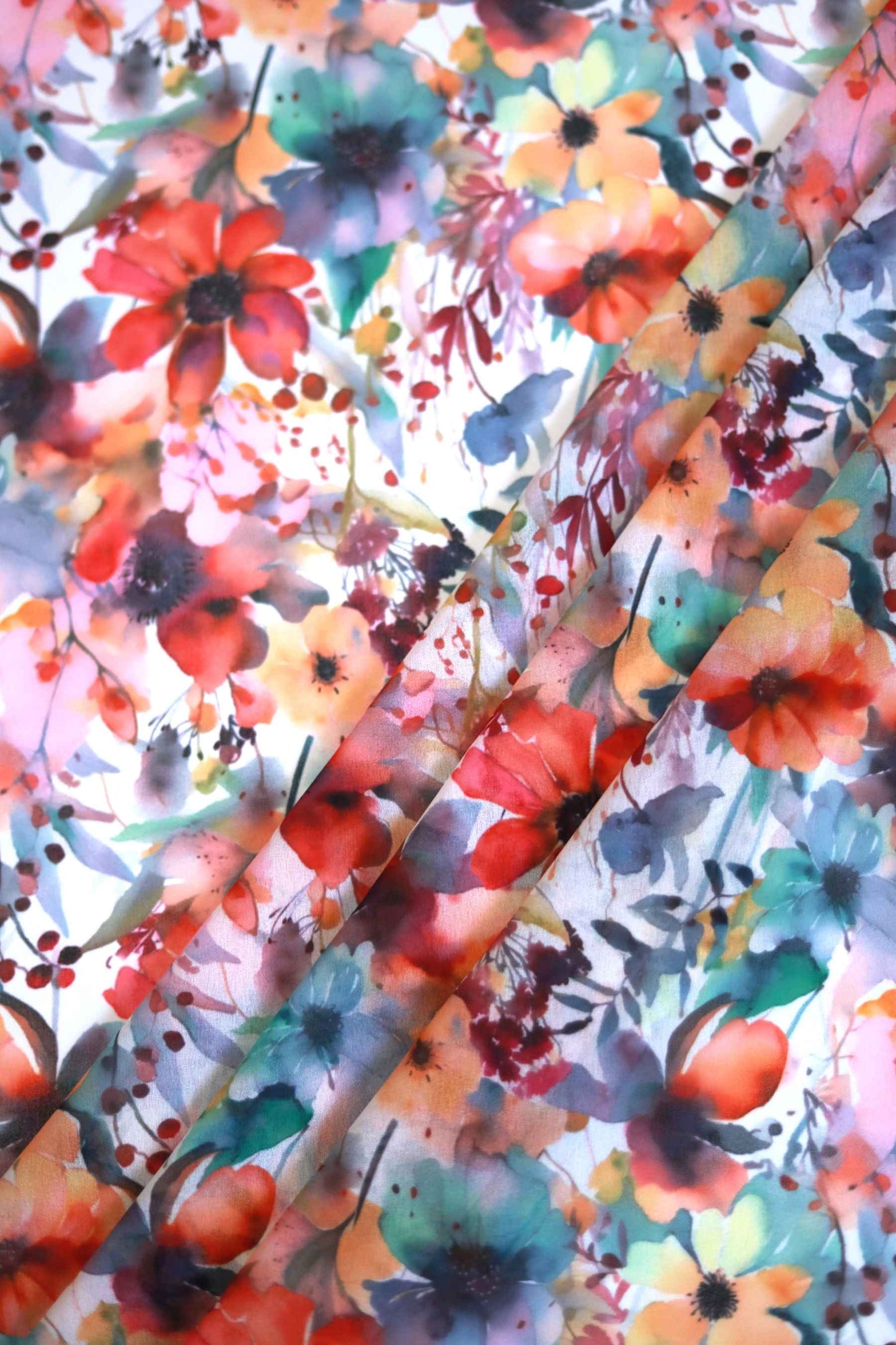 Midnight Flora Weightless Fabric