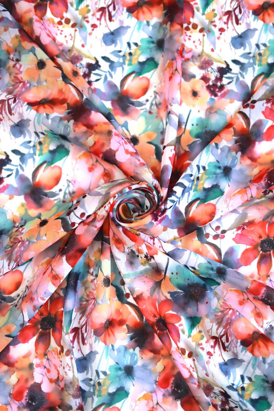 Midnight Flora Weightless Fabric