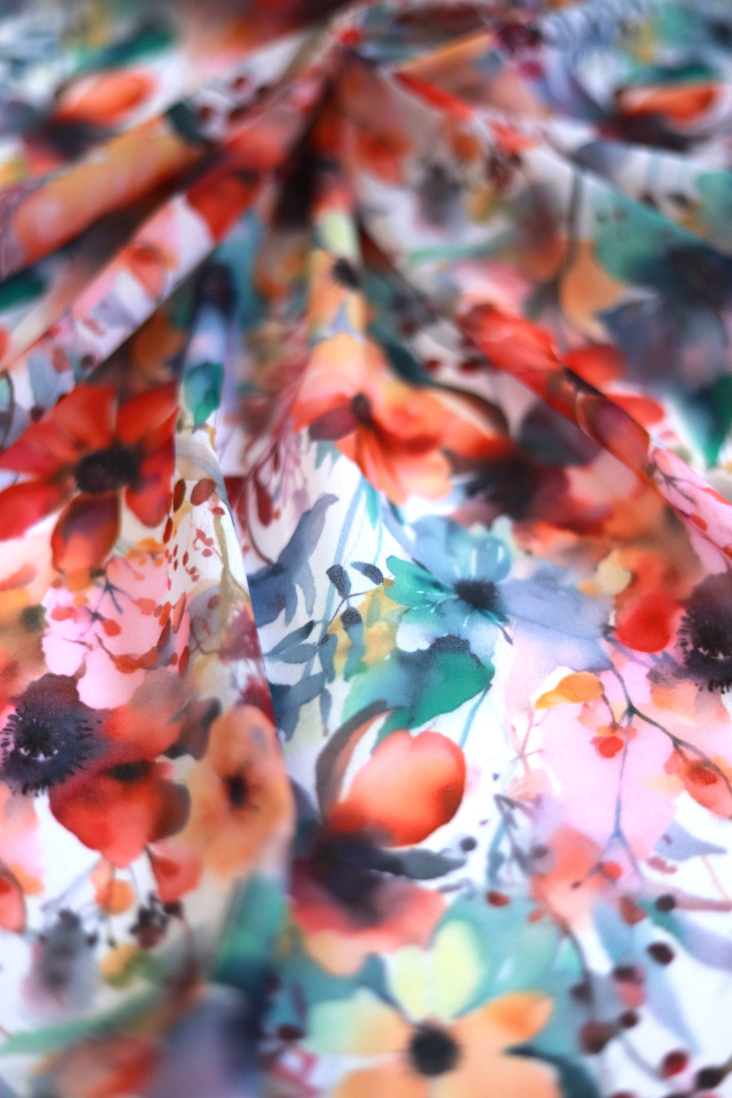 Midnight Flora Weightless Fabric