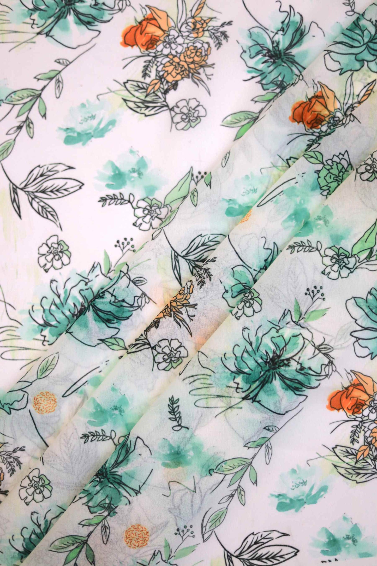 Aquarelle Garden Weightless Fabric