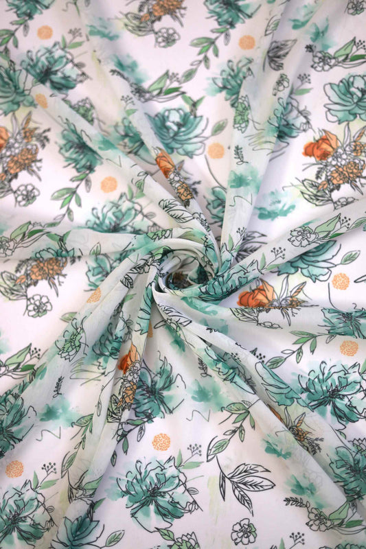 Aquarelle Garden Weightless Fabric
