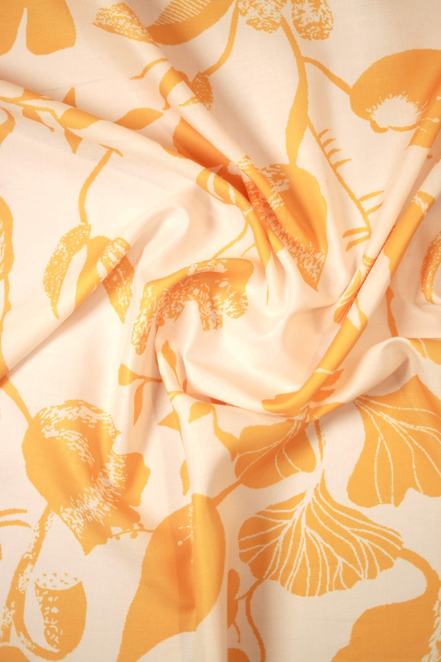 Amber Flora Linen Fabric