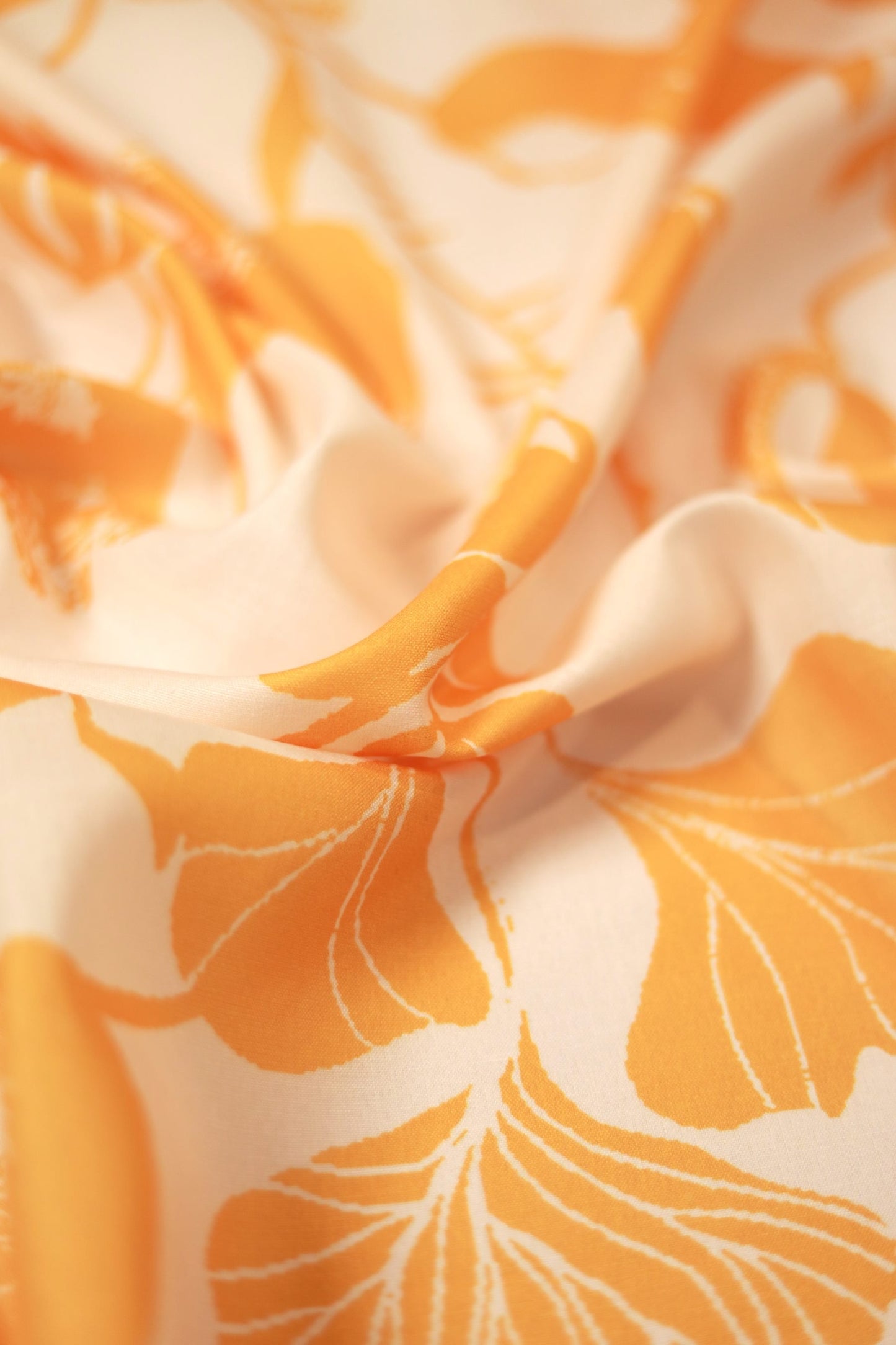 Amber Flora Linen Fabric