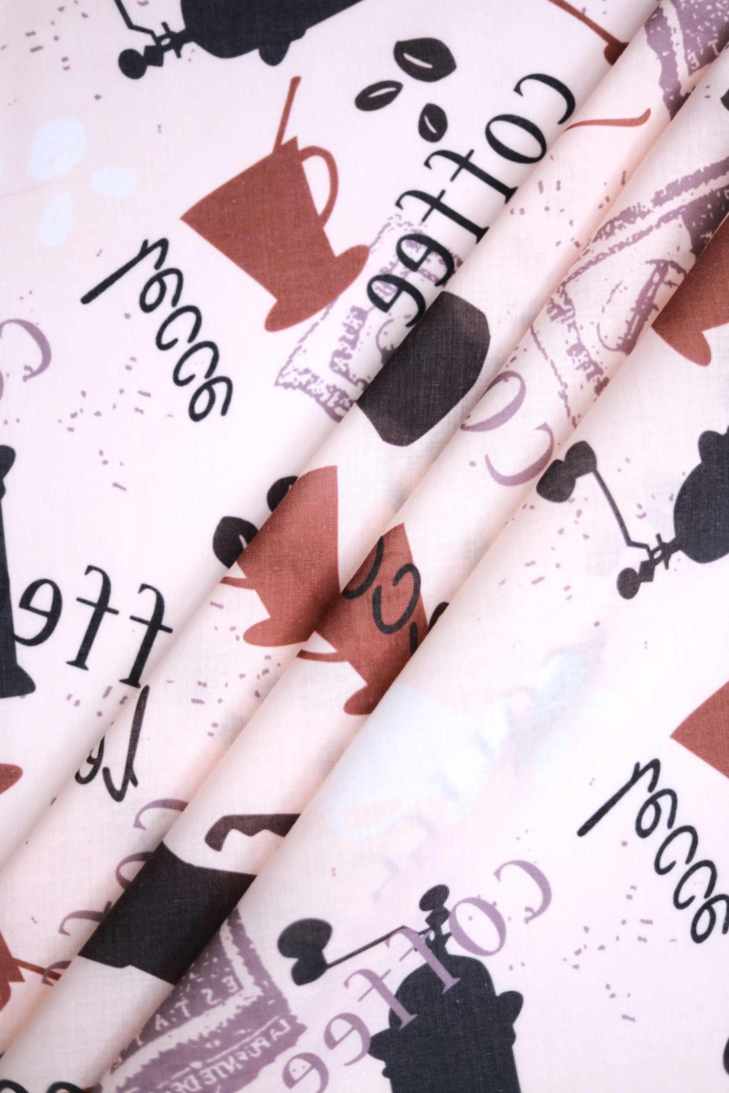 Café Muslin Mood Fabric