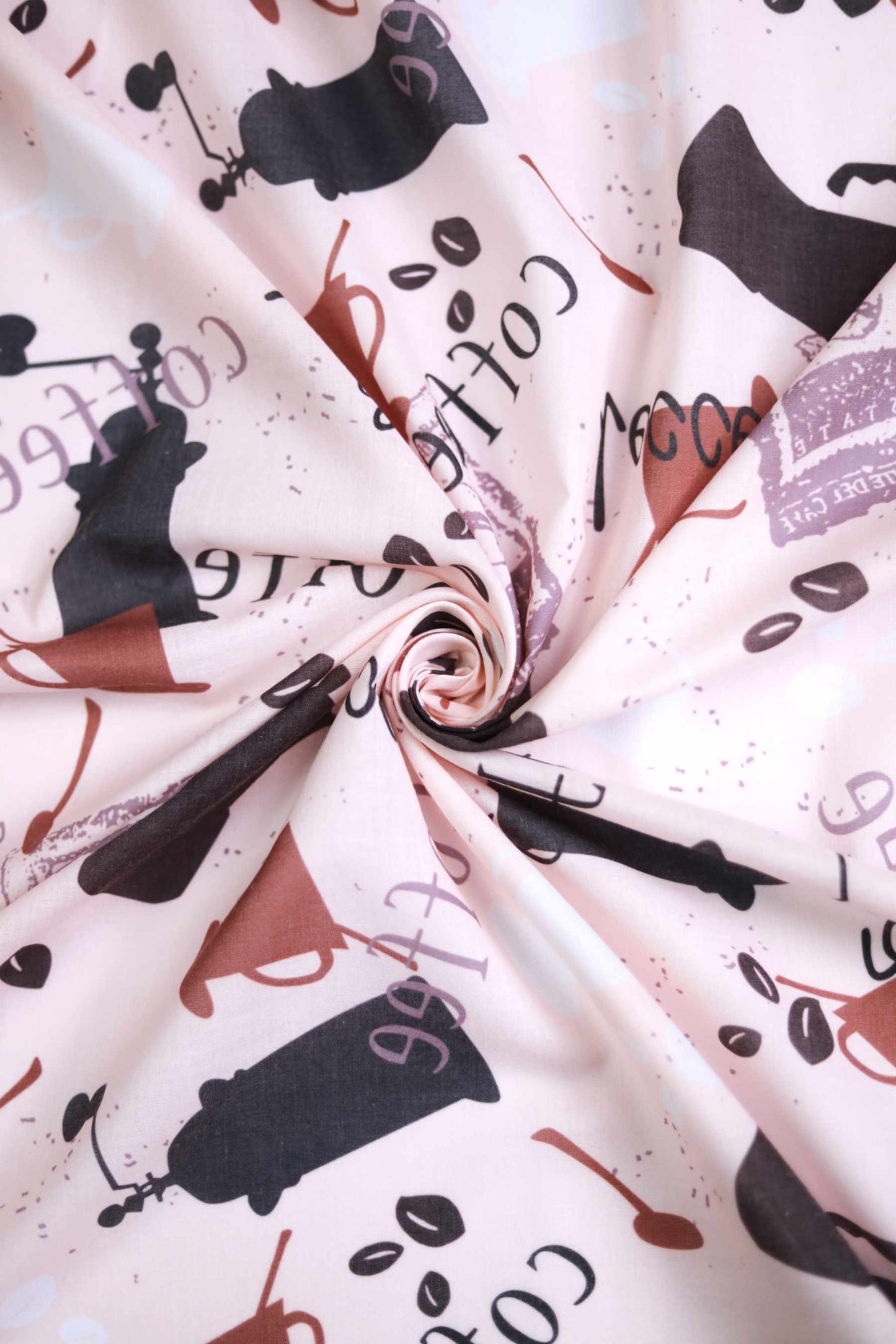 Café Muslin Mood Fabric