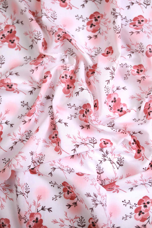 Dreamy Blush Muslin Fabric