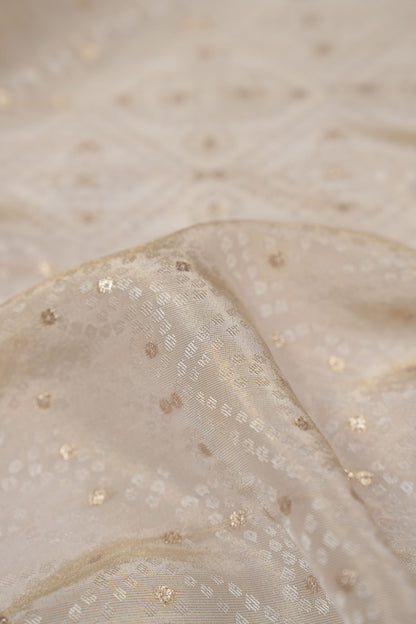 Champagne Florenza Pastel Bloom Jacquard