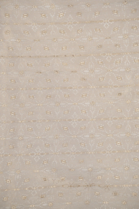 Regal Luxe Champagne Zari Jacquard