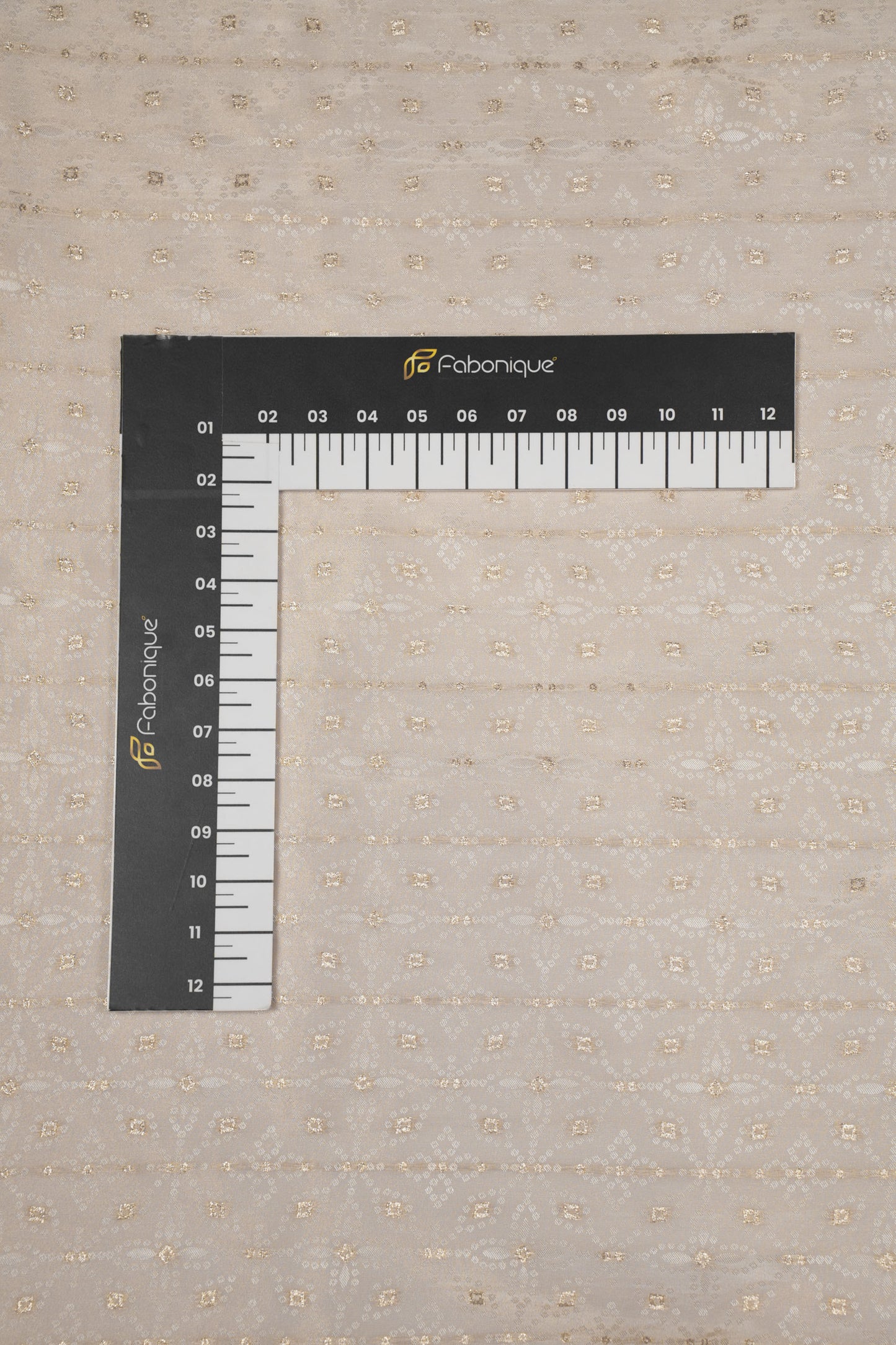 Regal Luxe Champagne Zari Jacquard