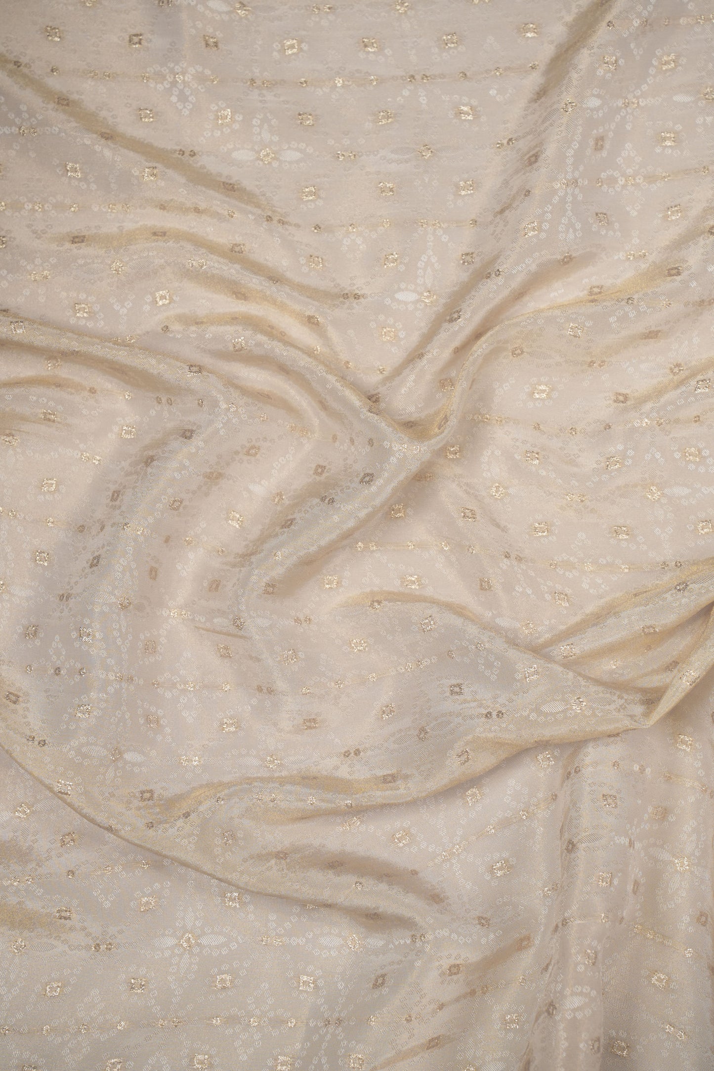 Regal Luxe Champagne Zari Jacquard