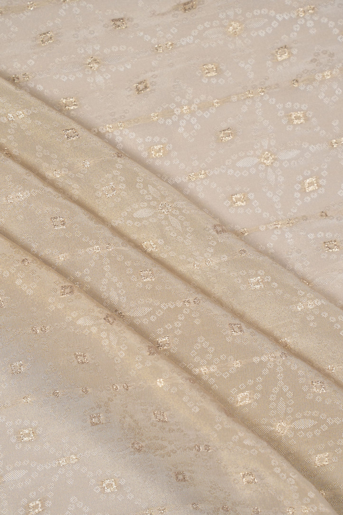 Regal Luxe Champagne Zari Jacquard