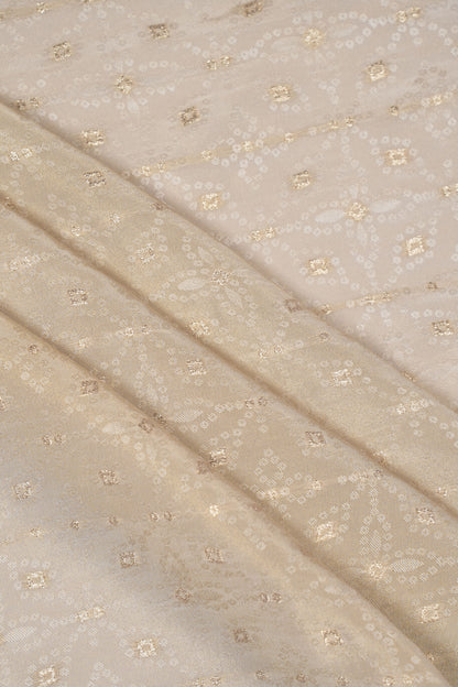 Regal Luxe Champagne Zari Jacquard
