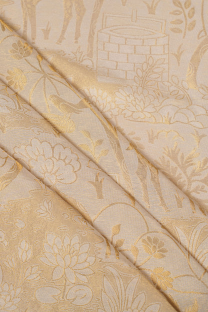 Desert Garden Abstract Tissue Jacquard