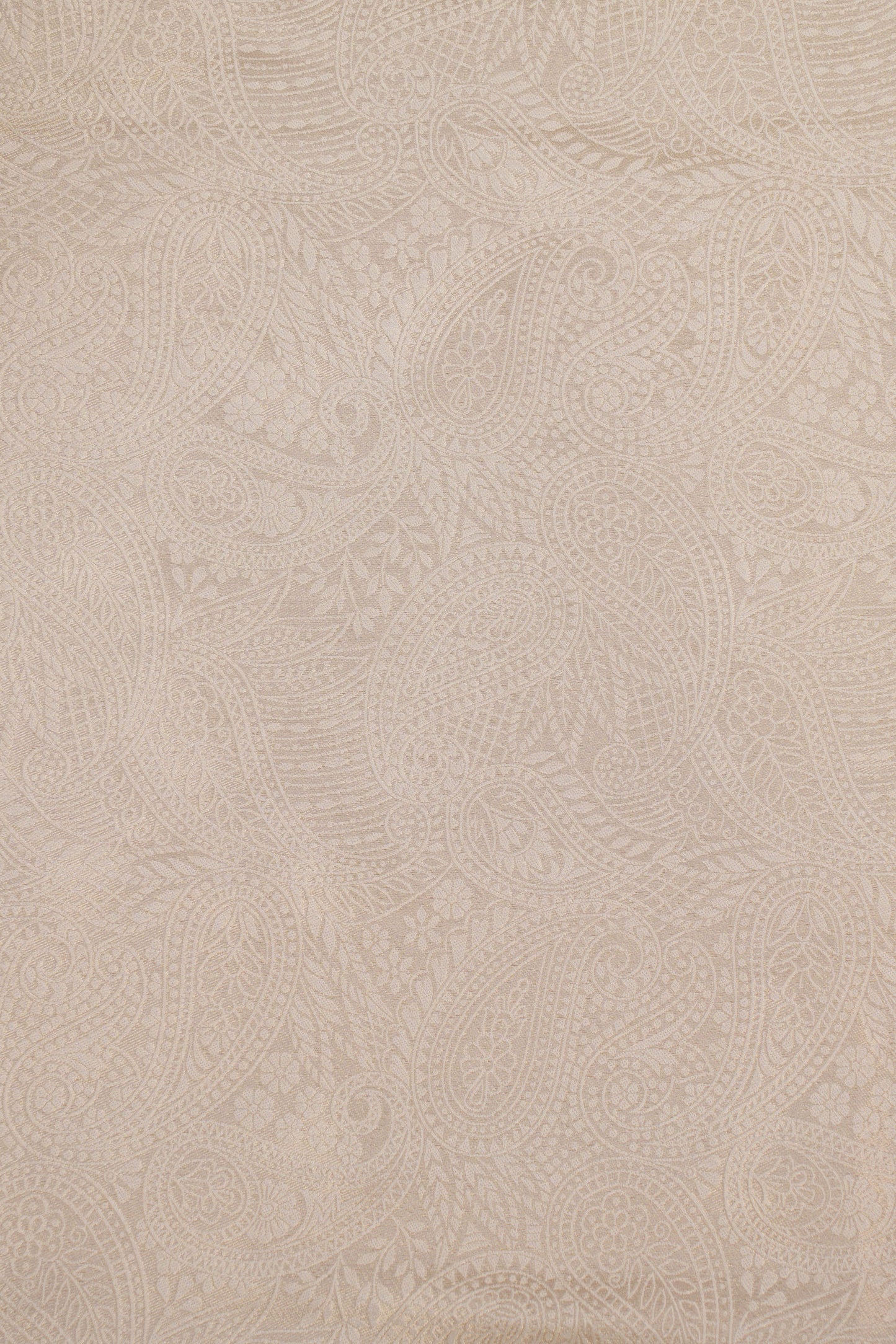 Majestic Ivory Carving Tissue Jacquard Fabric