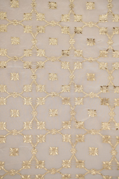 Imperial Frost Bloom Floral Jacquard