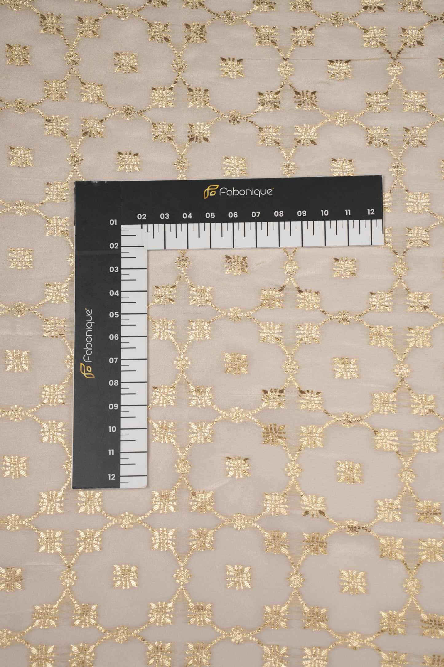 Imperial Frost Bloom Floral Jacquard