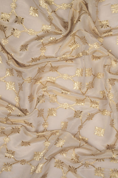 Imperial Frost Bloom Floral Jacquard
