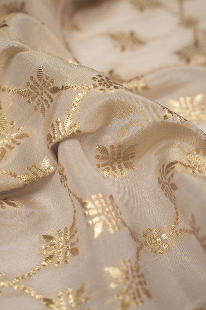 Imperial Frost Bloom Floral Jacquard
