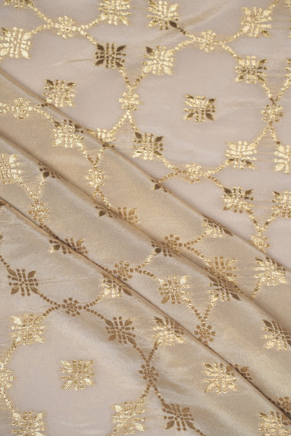 Imperial Frost Bloom Floral Jacquard