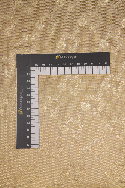 Imperial Gold Swirl Tissue Jacquard