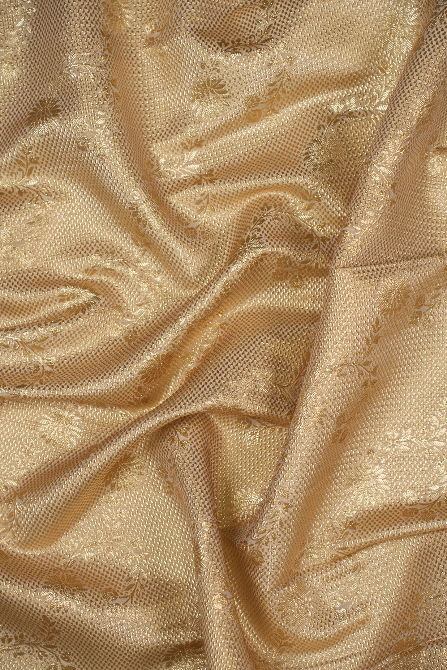 Imperial Gold Swirl Tissue Jacquard