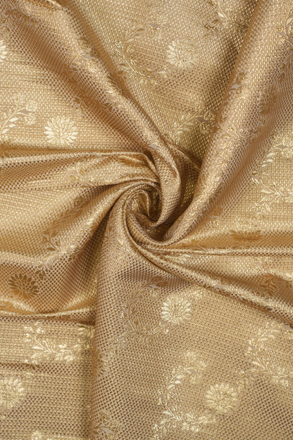 Imperial Gold Swirl Tissue Jacquard