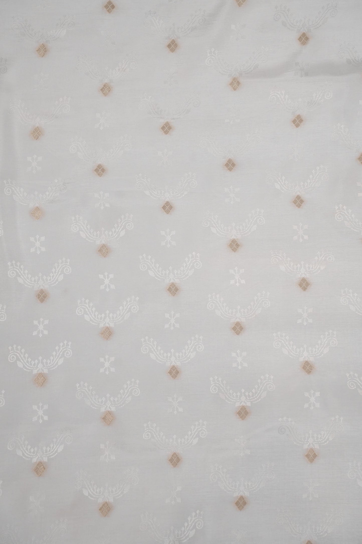 Opal Weave Floral Tissue Jacquard Fabric