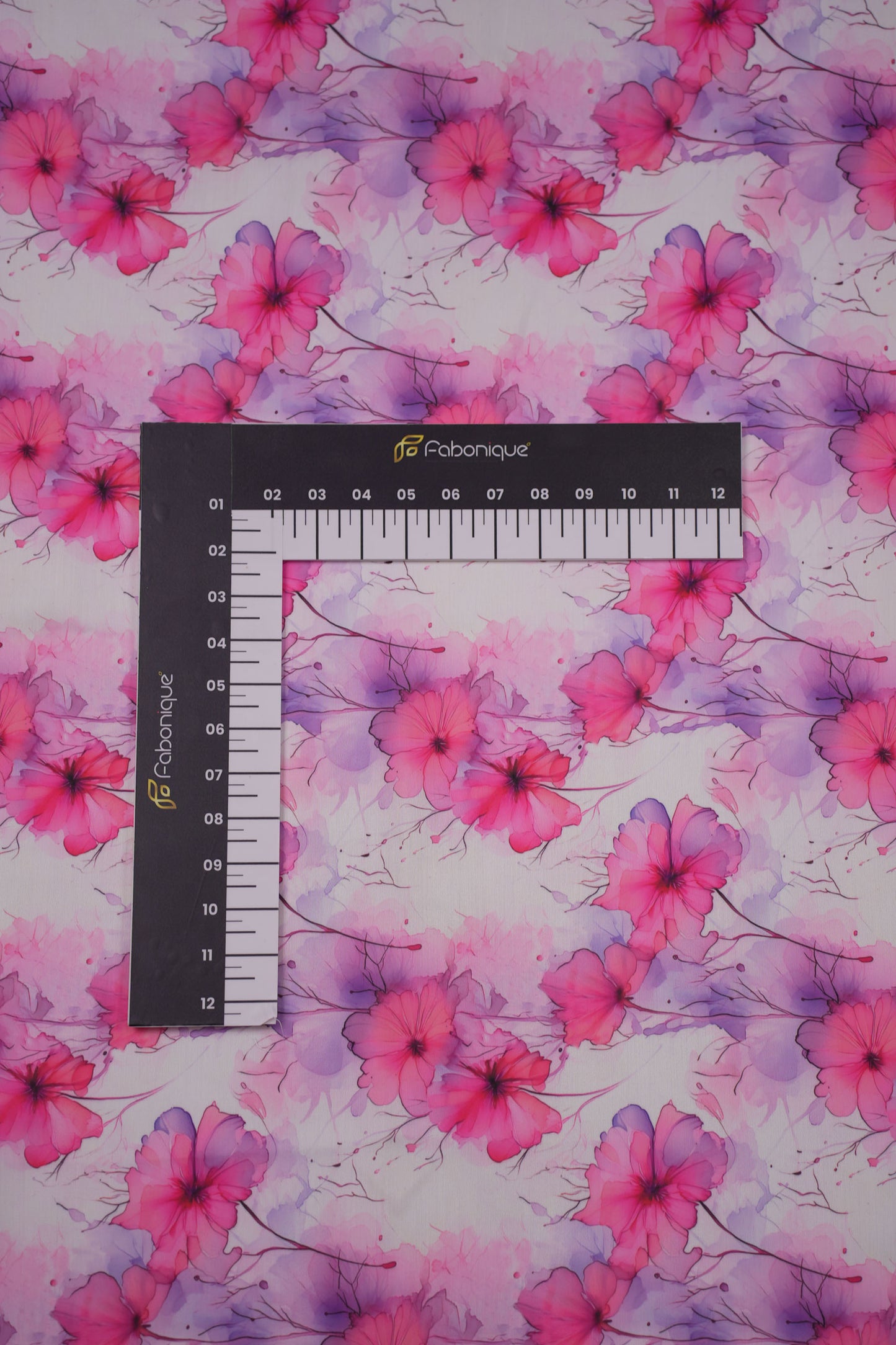 Blush in Bloom Floral Chanderi Fabric