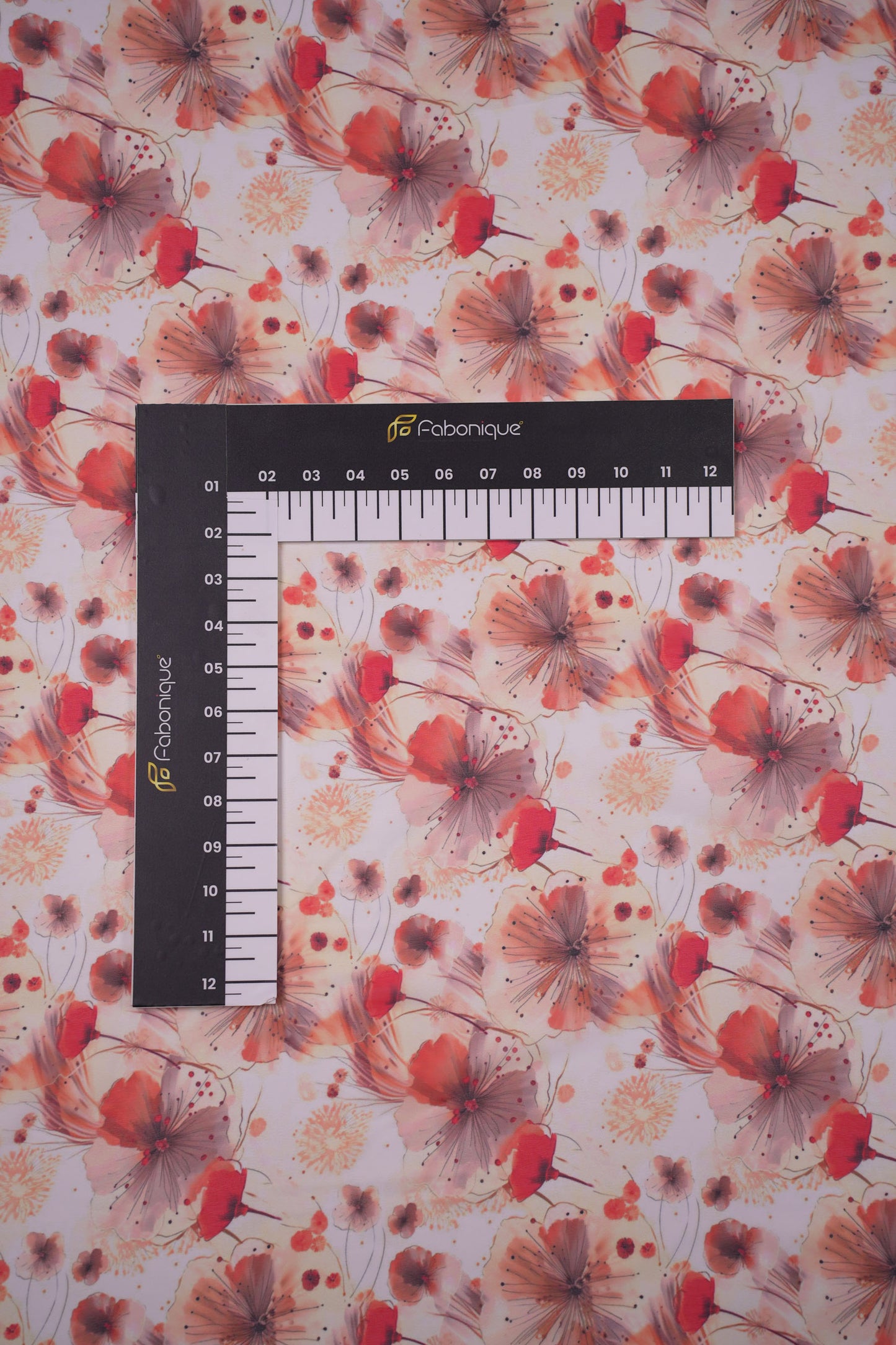 Autumn Whisper Abstract Floral Weightless Fabric