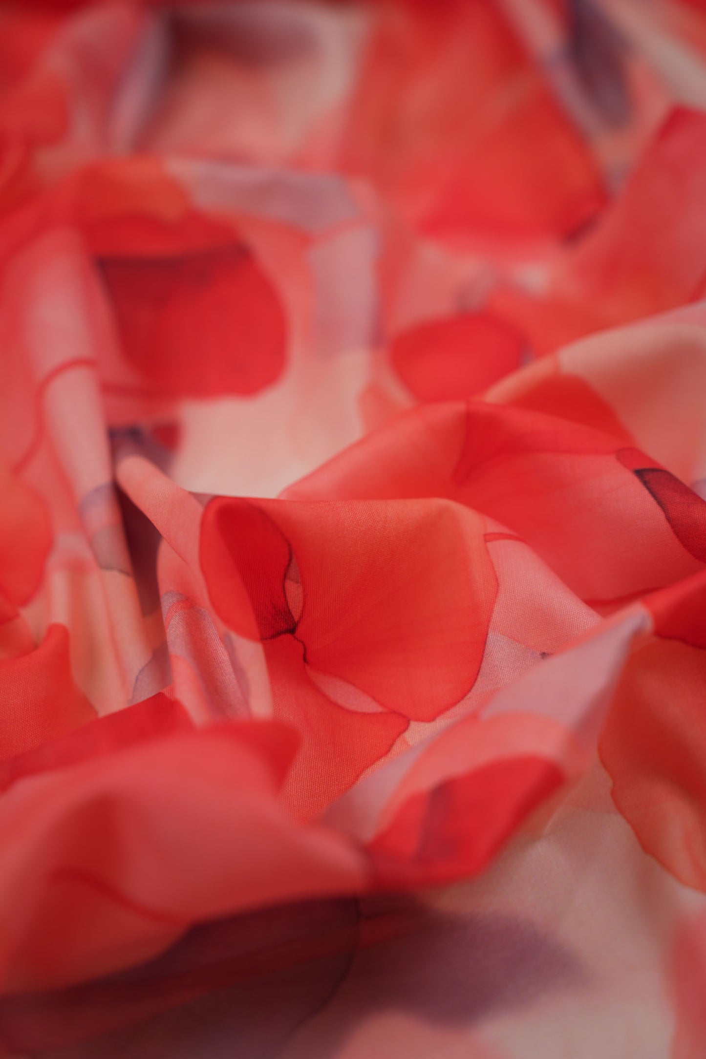 Poppy Cloud Floral Muslin Fabric