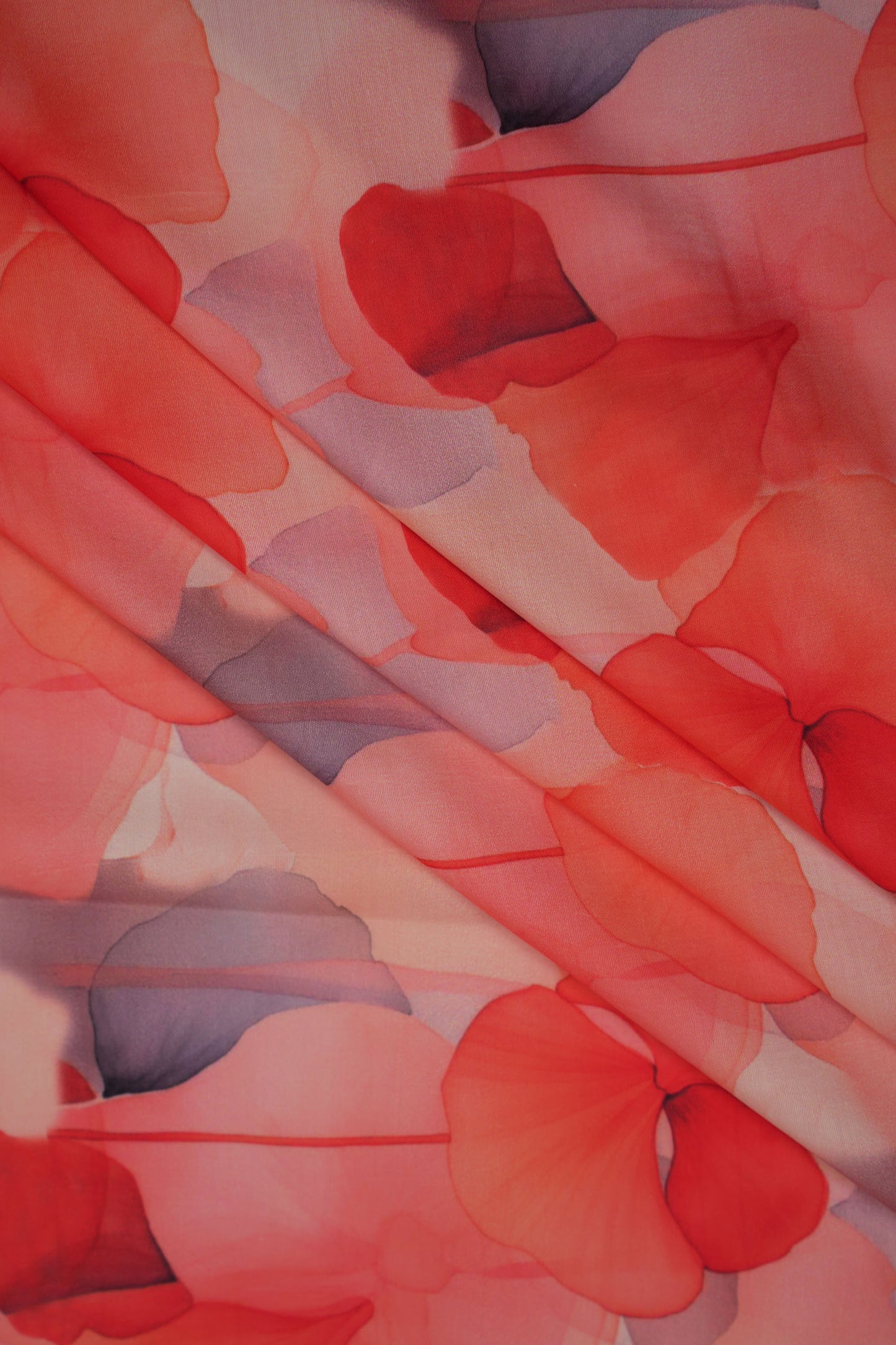 Poppy Cloud Floral Muslin Fabric