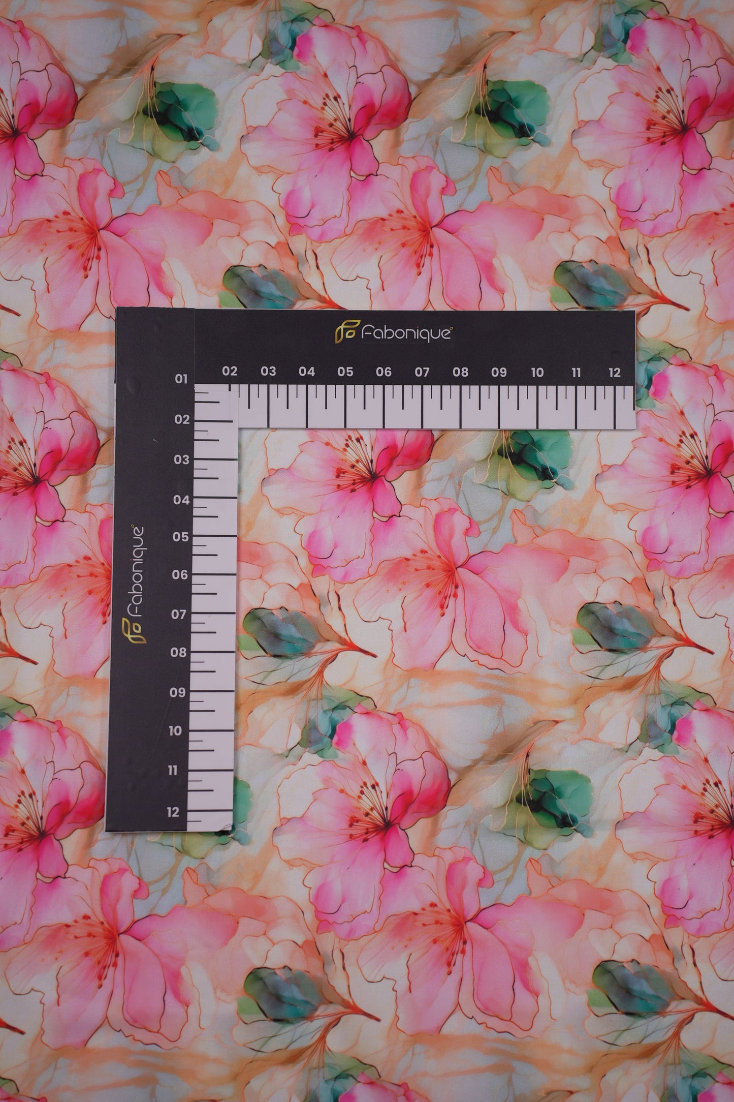 Gulzareen Soft Floral Muslin Fabric