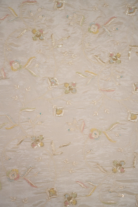 Pastel Charm Embellish Tissue Fabric