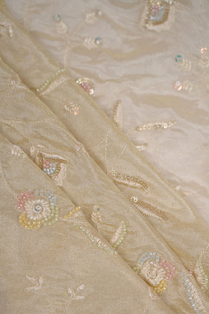 Pastel Charm Embellish Tissue Fabric