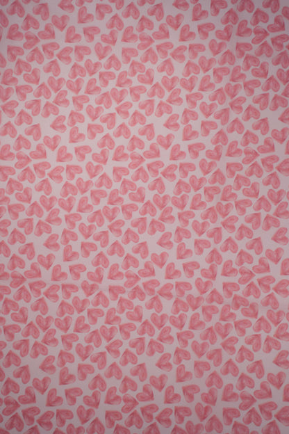 Blush Heartbeat Georgette Fabric