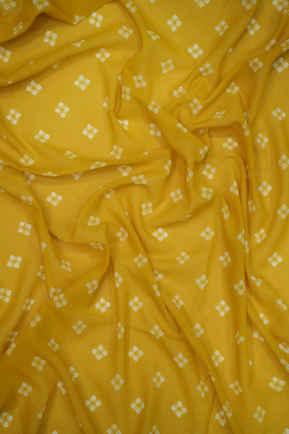 Golden Mosaic Georgette