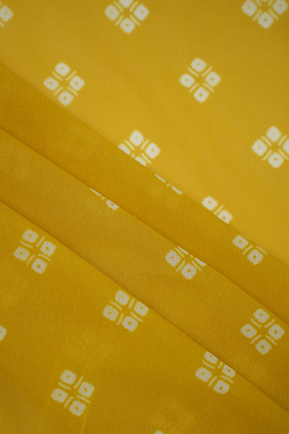 Golden Mosaic Georgette