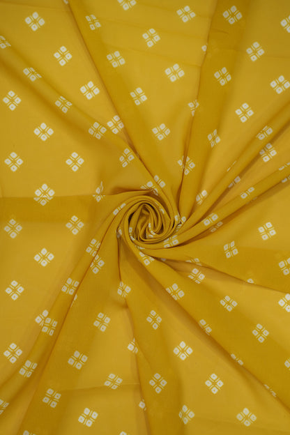 Golden Mosaic Georgette