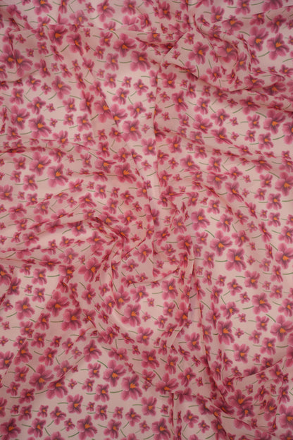 Rose Petal Mist Georgette