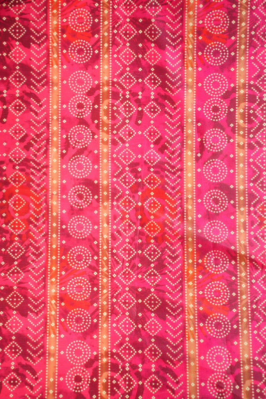 Rangvalli Crepe Silk Printed Fabric