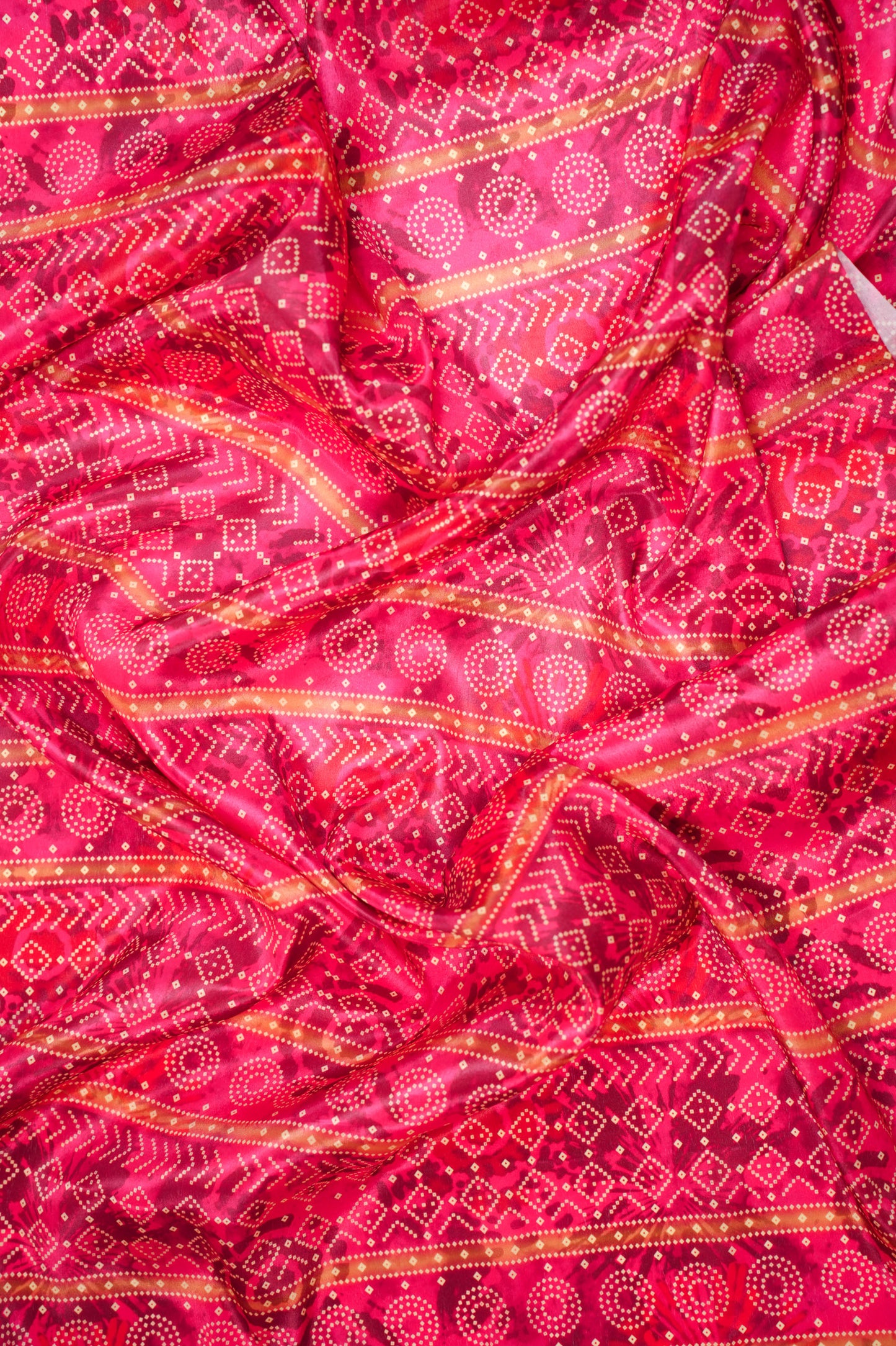 Rangvalli Crepe Silk Printed Fabric