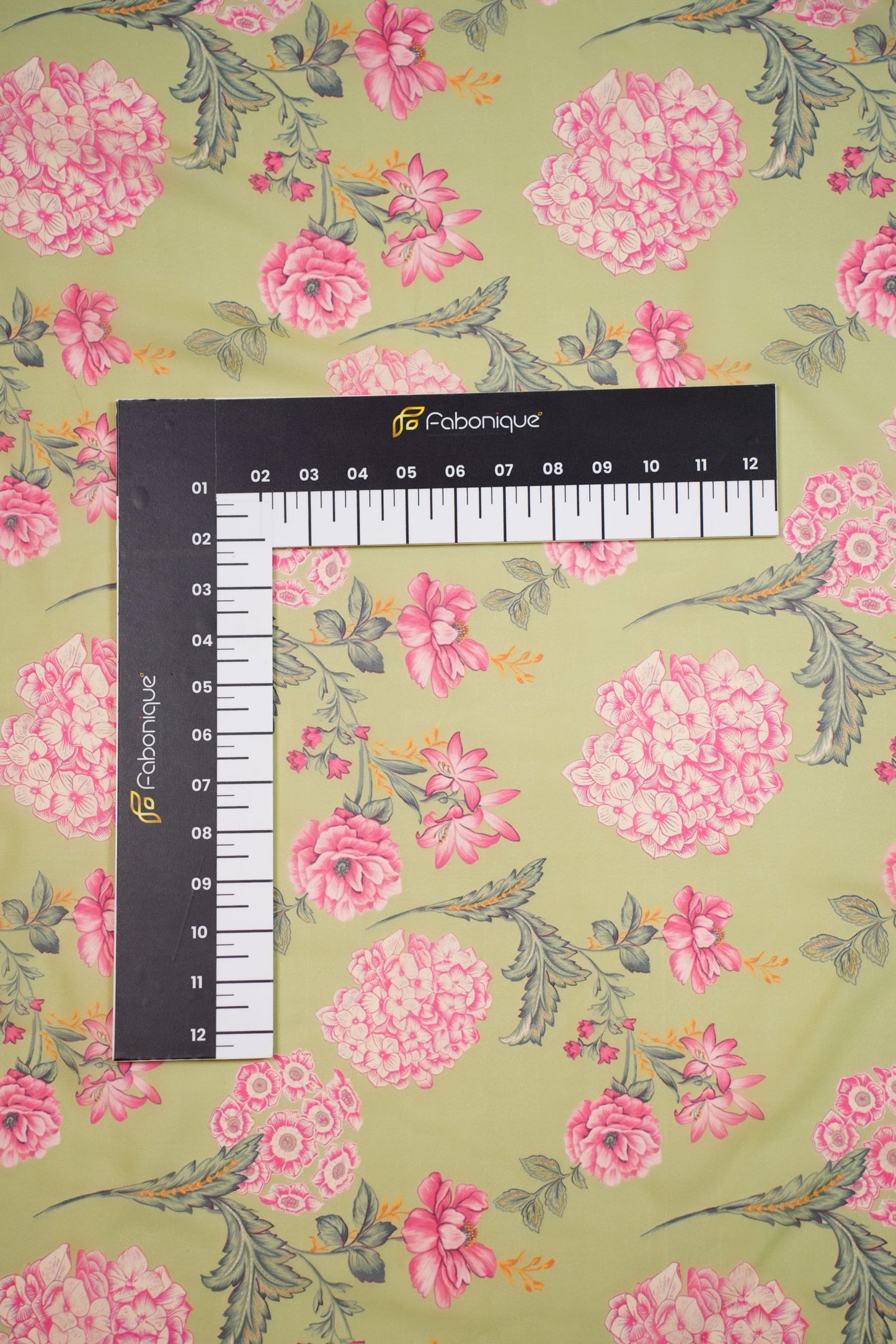 Roselyn Mist Georgette Floral Printed Fabric