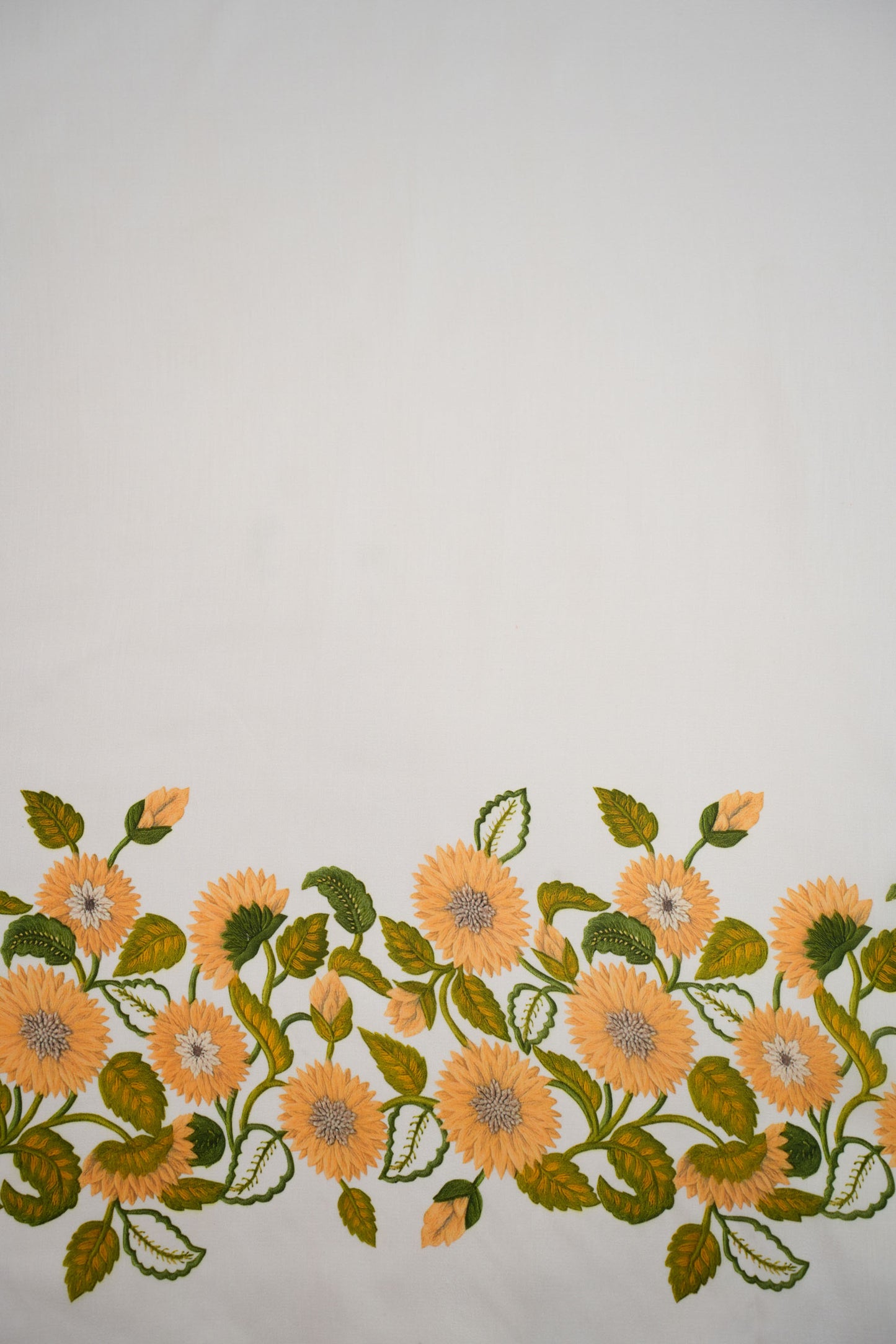 Golden Aura Muslin Printed Fabric
